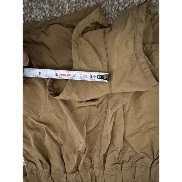 Free People The Way Home Army Green Lined Shorts Size Small Athletic Running L1 - Picture 5 of 8